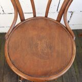 set of 4 Thonet bistro chairs with wooden seats N°4118