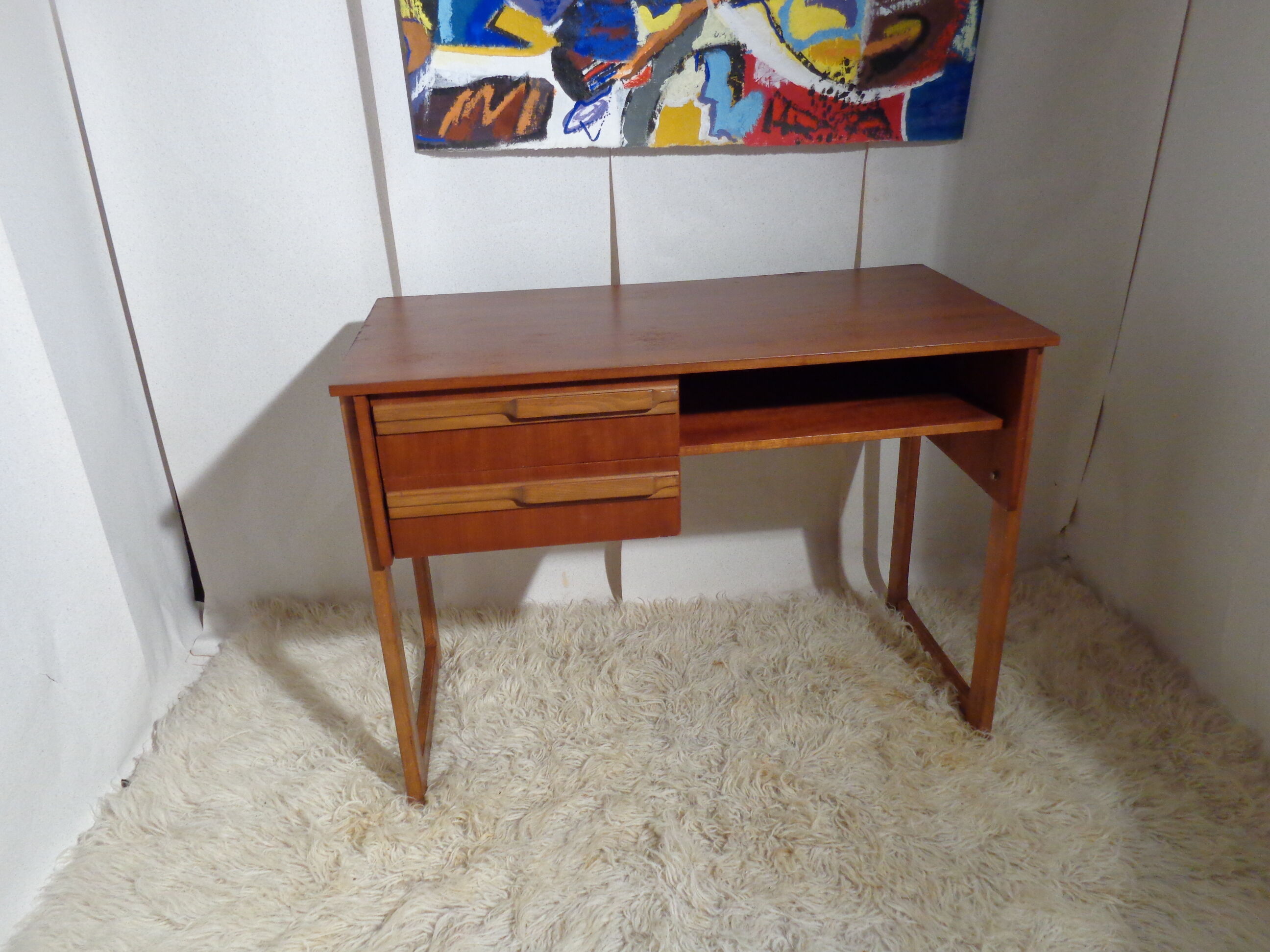 Vintage office from the 50s foot sled teak