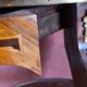 Napoleon III side table with three tiers in marquetry – 19th century