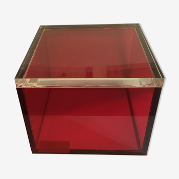 Habitat Red Plexiglas Box - circa 2000 -