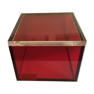 Habitat Red Plexiglas Box - circa 2000 -