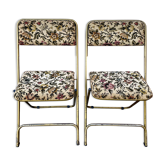 Chaises pliantes Lafuma tapisserie