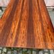 Scandinavian extendable dining table in lacquered wood and rosewood, 150cm.