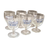 White shepherd balloon glasses