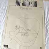 Joe Jackson 1983 concert poster