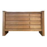 Commode Maison Regain - Fabrication française - Orme massif 1980