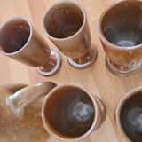 Stoneware coffee/tea service