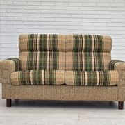1980s, Danish 2-seater sofa by Nisbo Horsens, furniture wool.