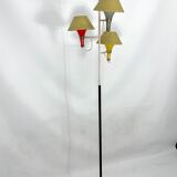 Mid-century Modern three arms floor lamp by Stilux Milano. Italy 1950s