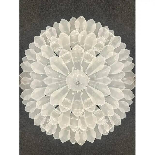 Panneau de verre Murano Sanded Petals par Simoeng