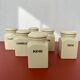 Set of vintage porcelain spice jars