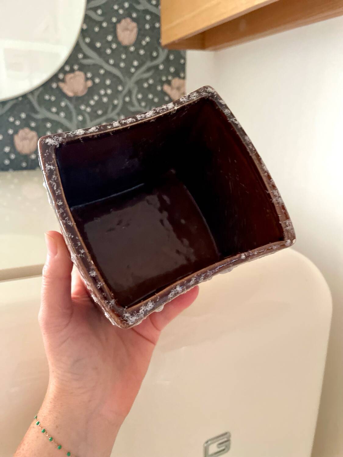 Vintage Fat Lava numbered planter