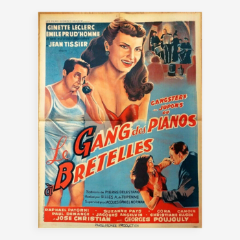 Affiche cinéma GANGSTERS EN JUPONS 1953