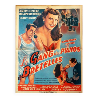 Affiche cinéma GANGSTERS EN JUPONS 1953