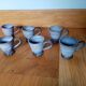Tasses ou verres à liqueur en grès