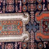 Vintage Armenian carpet Yerevan handmade 169cm x 269cm 1960s