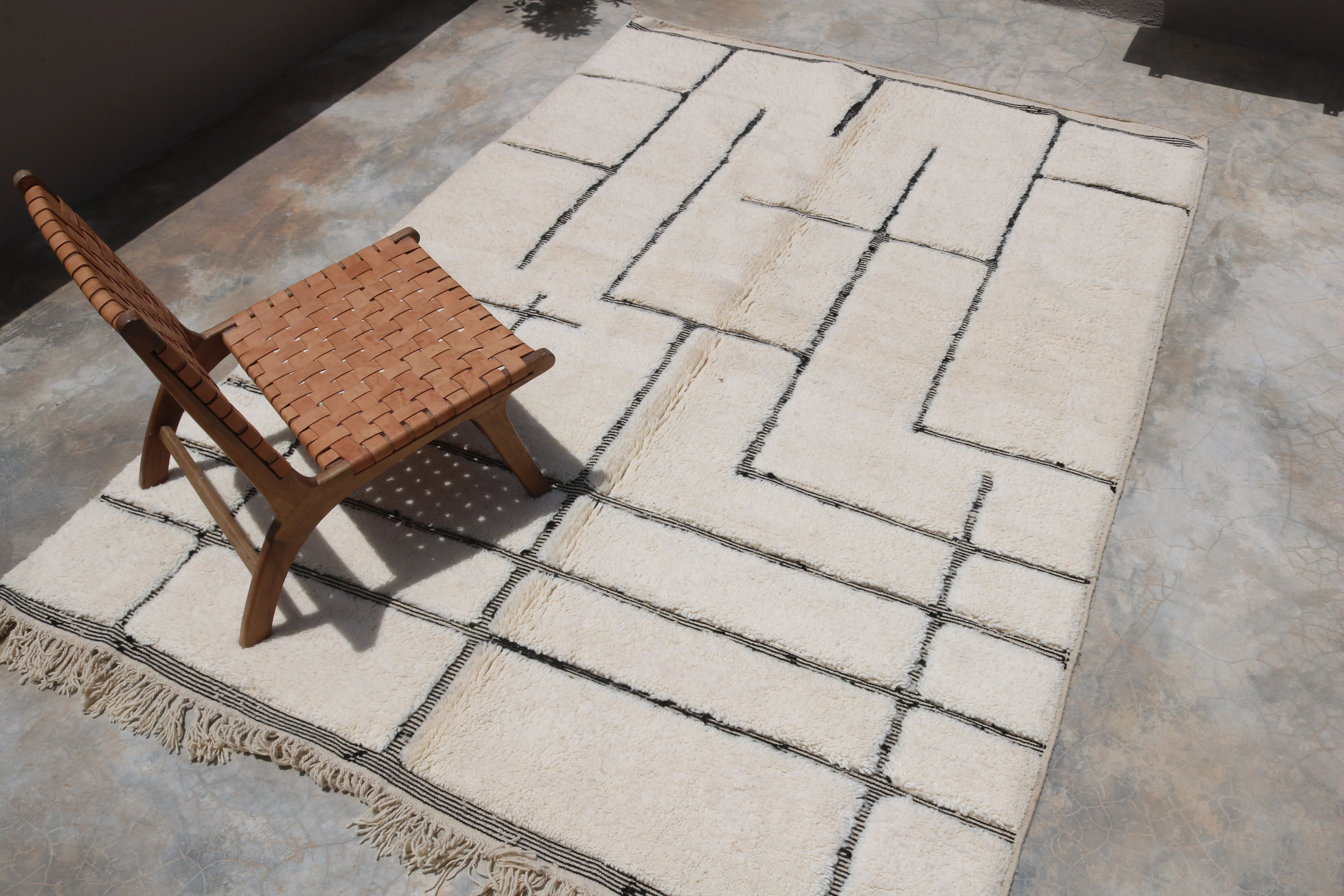 Grand tapis Beni Ouarain, 310 x 210 cm - G1023