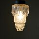 Glashütte Limburg hanging lamp, 60s