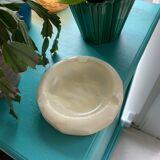 Vintage white marble ashtray