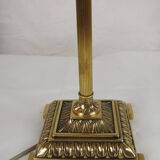 Table lamp with gilded bronze column