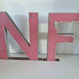 Vintage iron letter N
