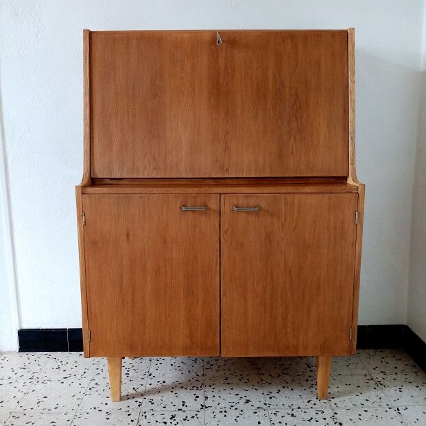 Vintage oak writing desk