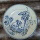 20 mismatched antique flat plates in ironstone