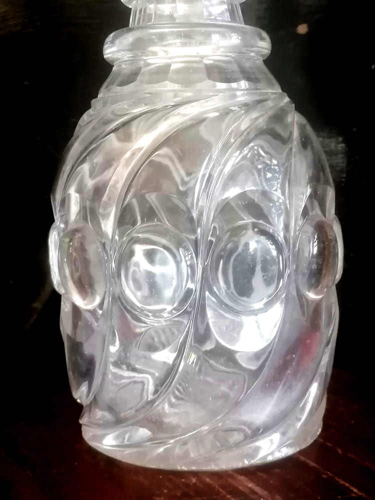 Charles X decanter with cabochons