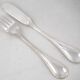 Christofle Ruban 12 fish cutlery sets 24 pieces silver-plated excellent condition