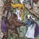 Decorative panel by Claude Vayssier ceramist in Vallauris