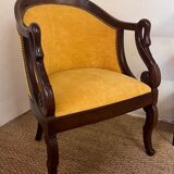 Gooseneck gondola chair