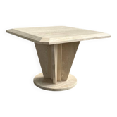 Vintage 1970s travertine coffee table