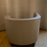 Fauteuil modèle Normandie Philippe Hurel taupe