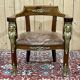 Regency style desk and armchair from the Napoleon III period - late 19th century