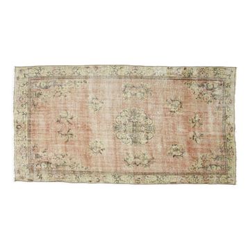 Anatolian handmade vintage rug 286 cm x 150 cm