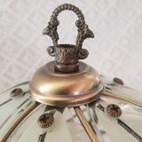 Touch table lamp vintage floral patterns