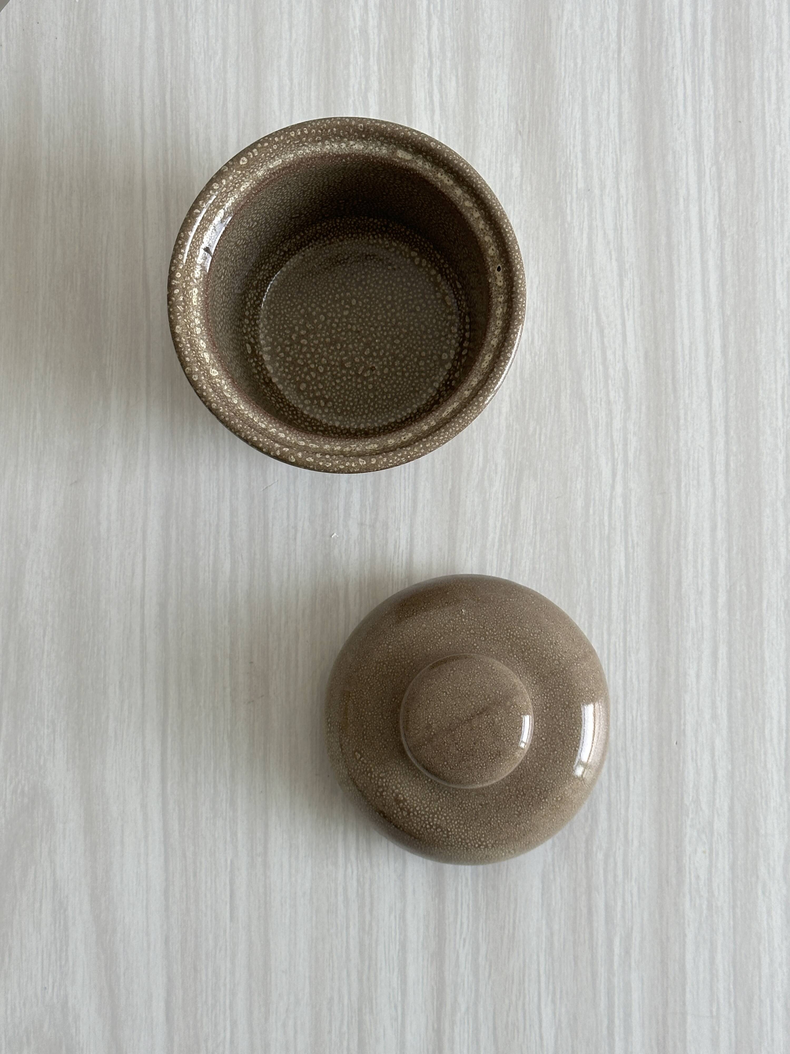 Ceramic terrine dish with lid