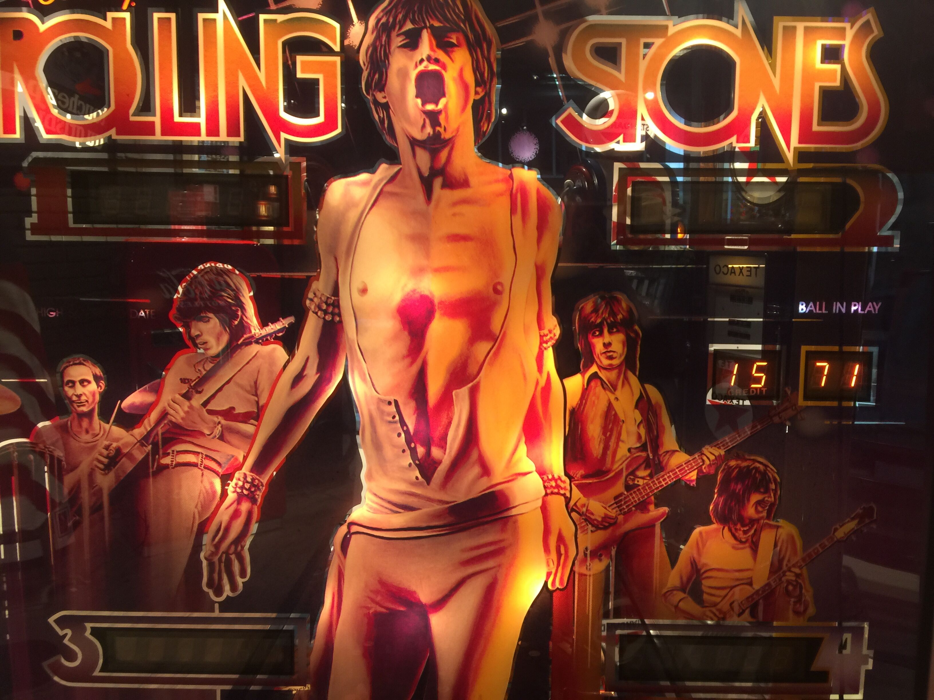 Rolling Stones Bally 1980 Pinball machine