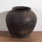 Ancient Asian vase in wabi-sabi style (c.1900) #14