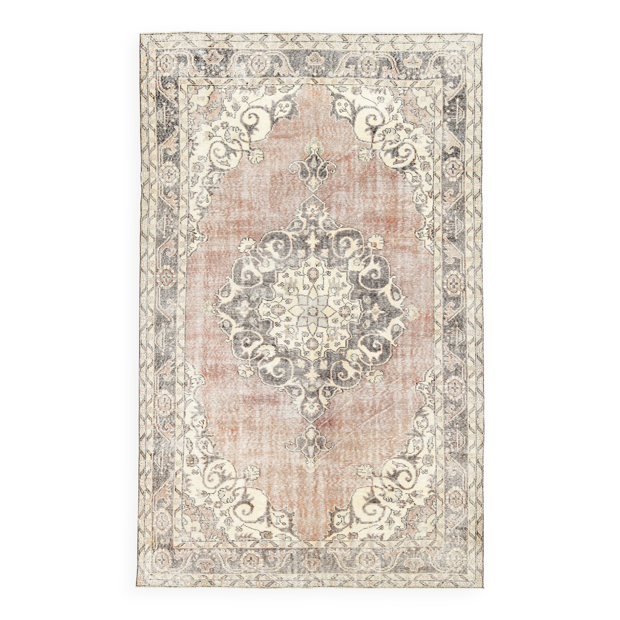202x325 Living Room Rug, Turkish Persian Rug