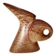 Brown Glazed Ceramic Tulip Vase by Giovanni Bertoncello for Schiavon