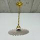 Art Nouveau pendant lamp in brass