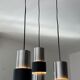 Chandelier Raak waterfall 3 lamps from the 60s-70s