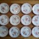 12 assiettes à dessert Sarreguemines Fontanges