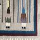 Navajo rug woven in the late 1980s.
