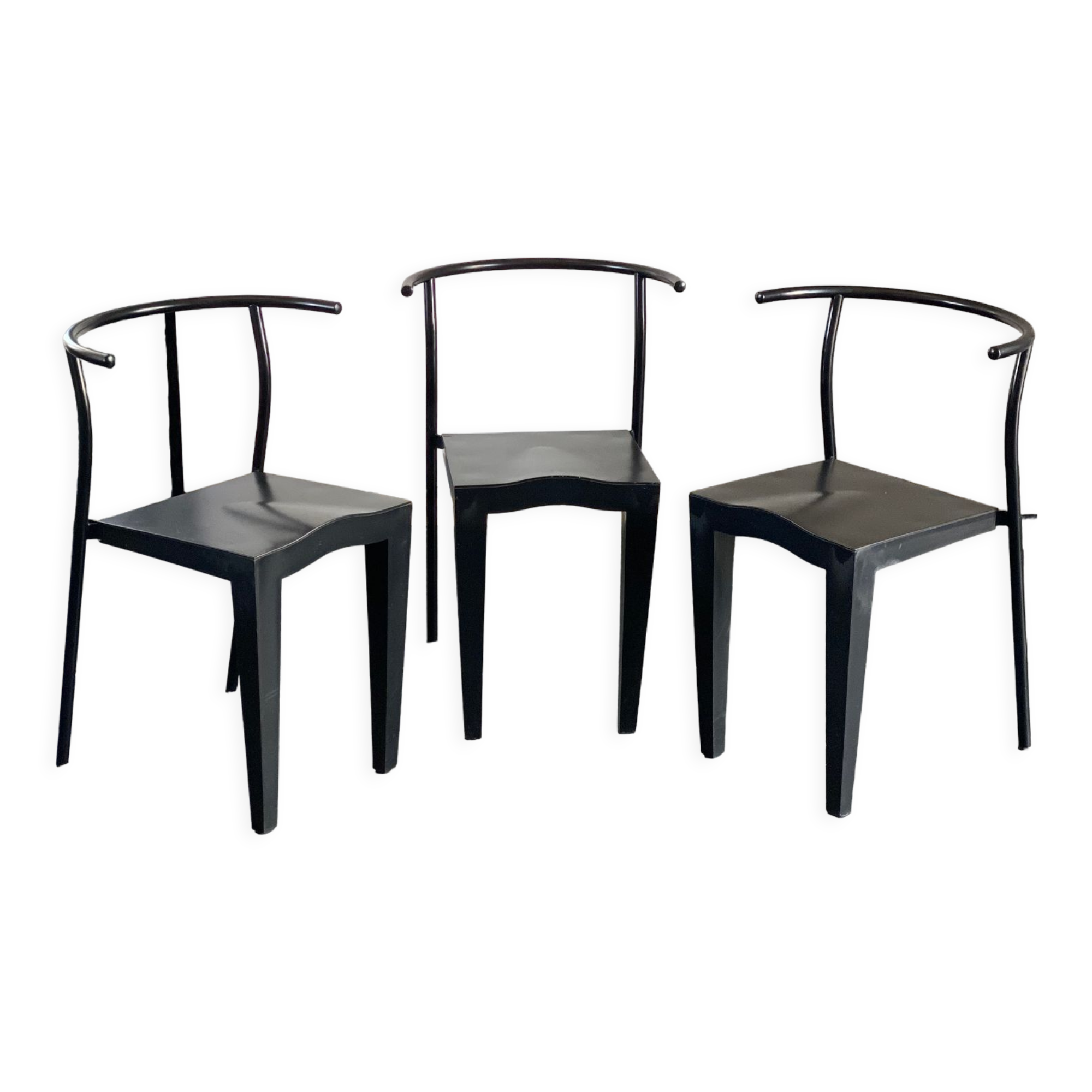 Trio of Philippe Starck Dr. Glob Chairs