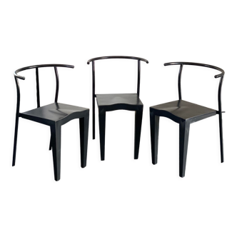 Trio of Philippe Starck Dr. Glob Chairs