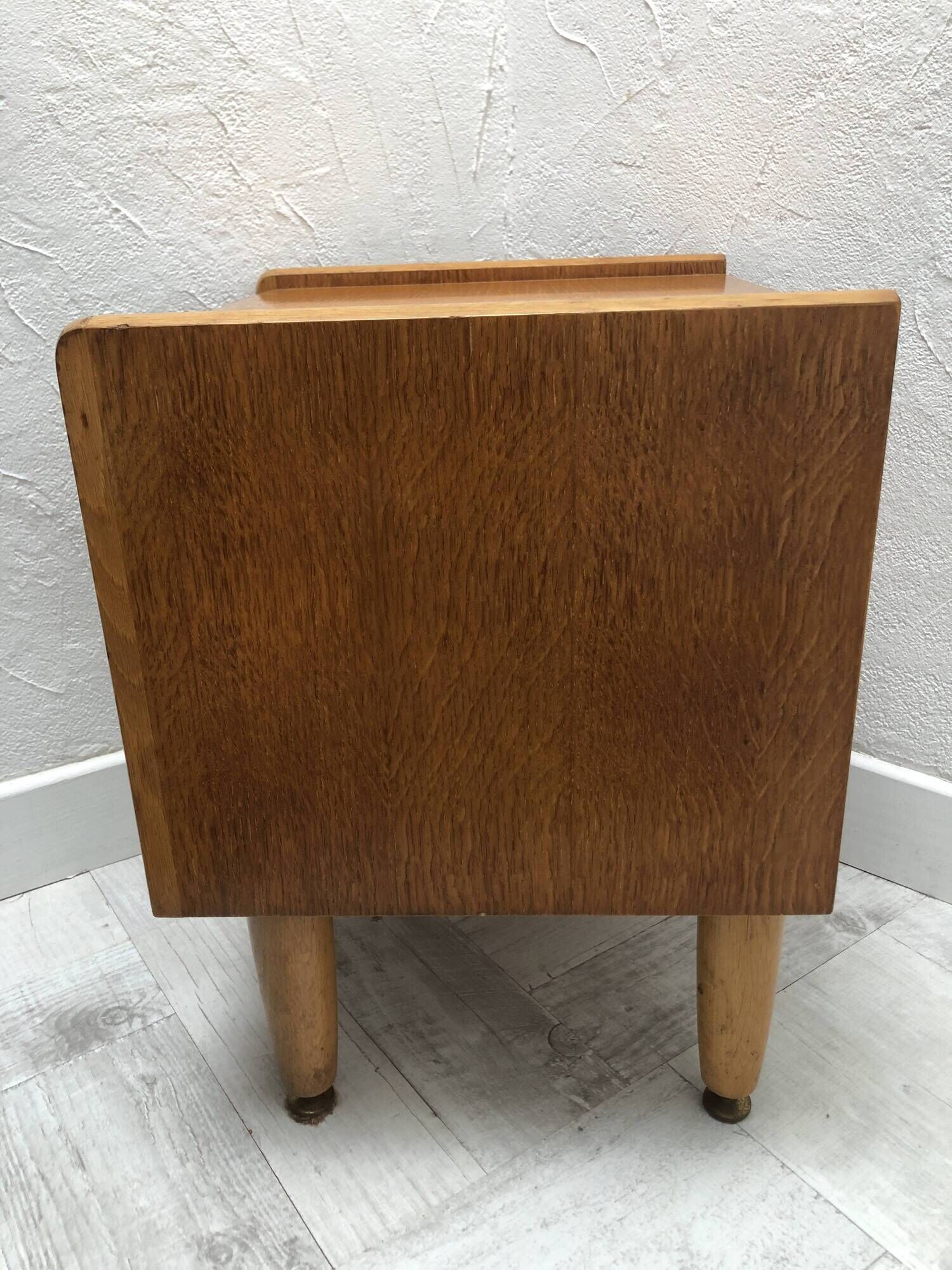 Bedside table / wooden sofa end, 1970s/1980s