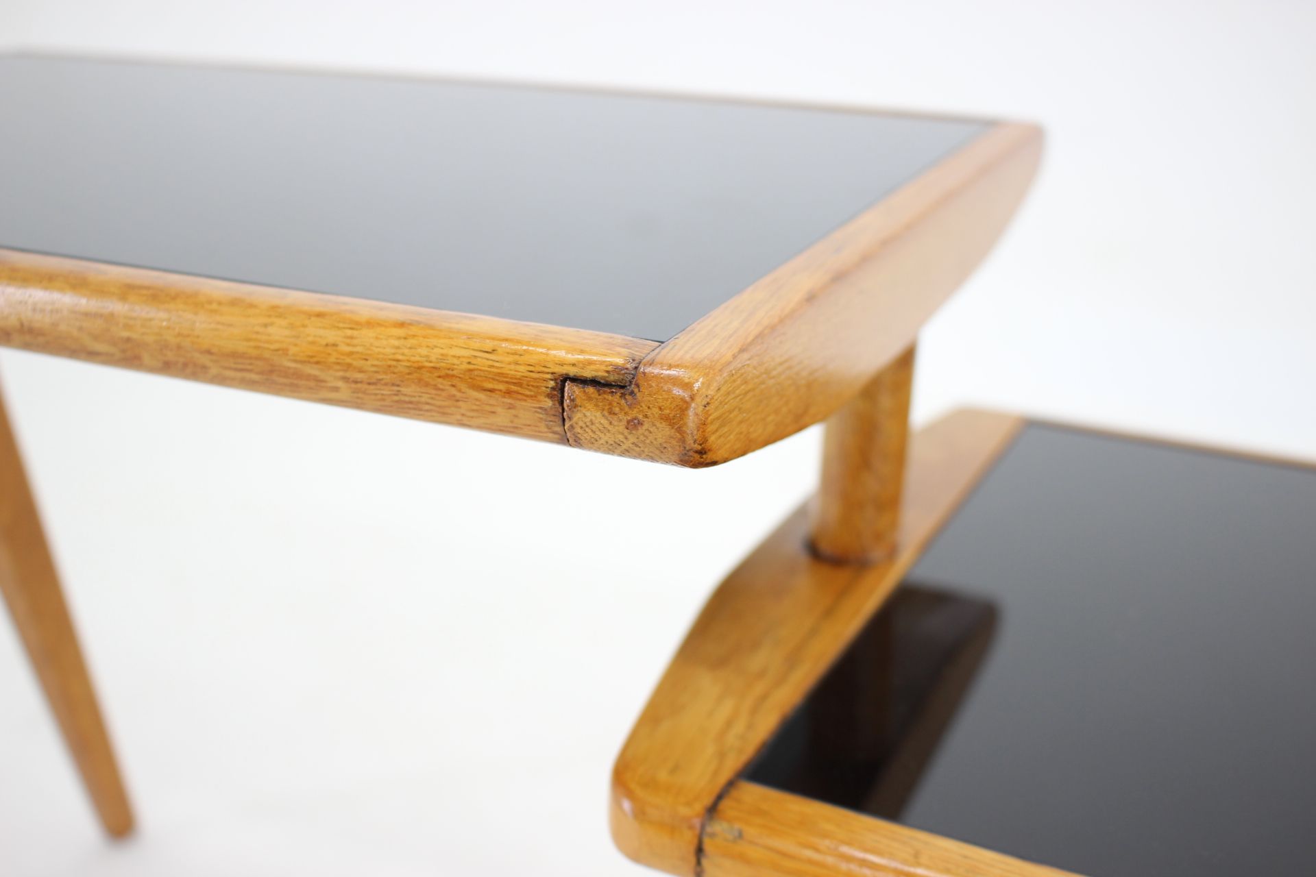 1960s Oak Side Table by Krasna Jizba ,Czechoslovakia