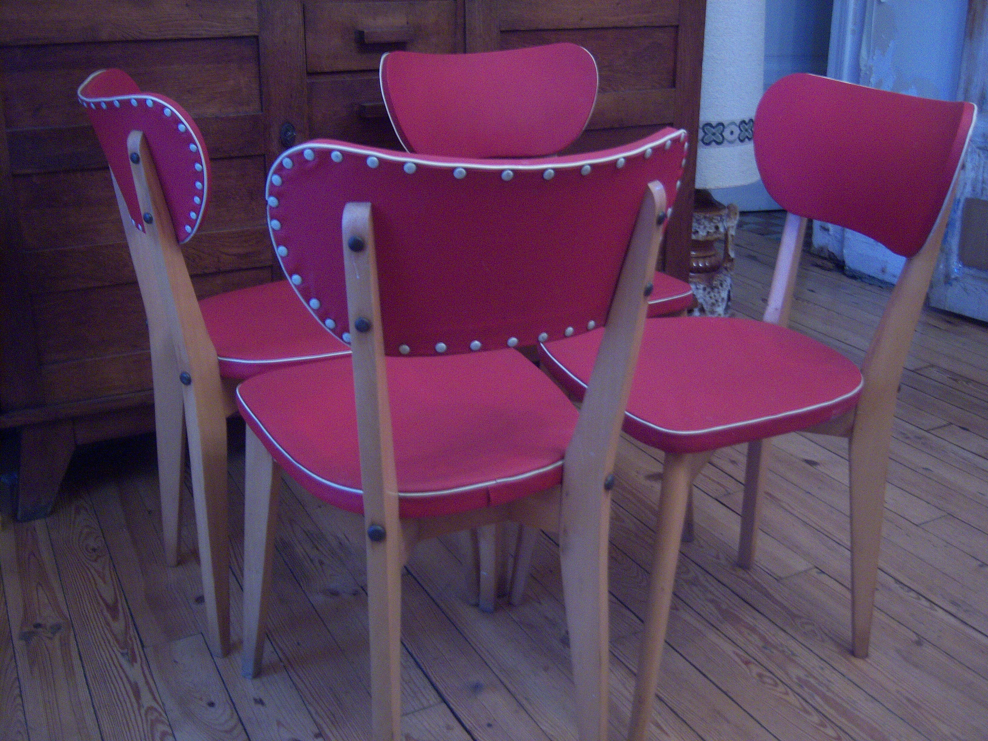 4 vintage chairs